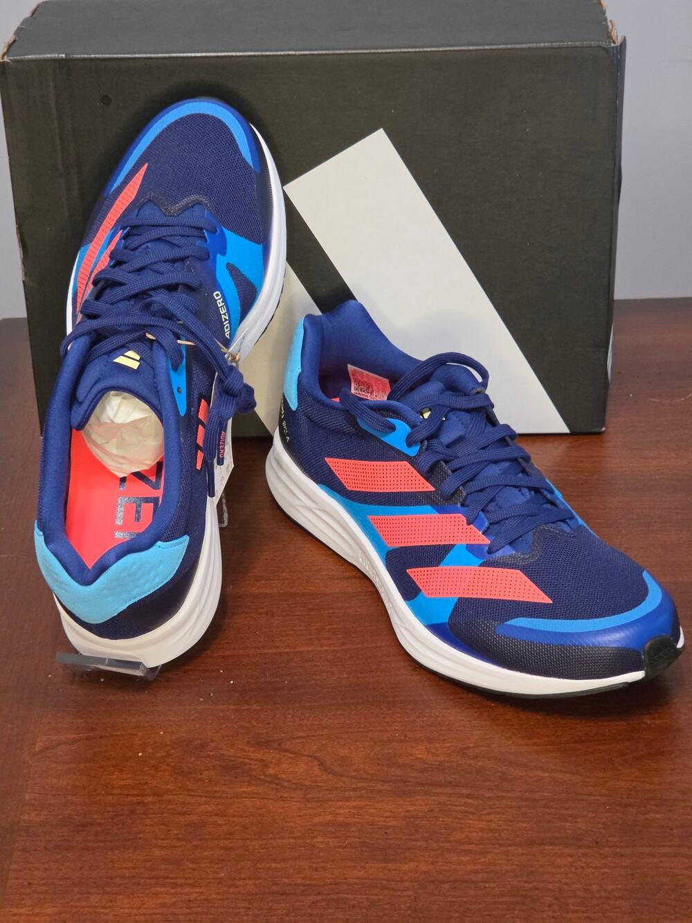 Adidas Adizero RC 4 Men’s 9.5 – Navy/Red – Brand New in Box